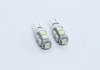 Лампа LED б/ц габарит и панель приборов T10 9SMD W5W 12V WHITE2шт. блистер <> TEMPEST TP-215T10-12V (фото 1)