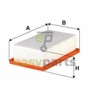 Фільтр повітряний Renault Twingo/Smart Forfour/Fortwo 0.9/1.0 14- WIX FILTERS WA9808