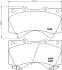 Гальмівні колодки пер. Toyota Land Cruiser 08- (advics) HELLA 8DB355013-151 (фото 4)