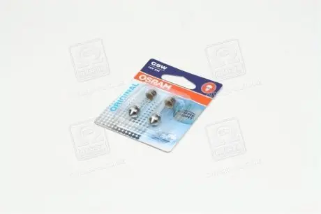 Автолампа C5W 12V 5W SV8,5 2шт в блiстерi OSRAM 641802B