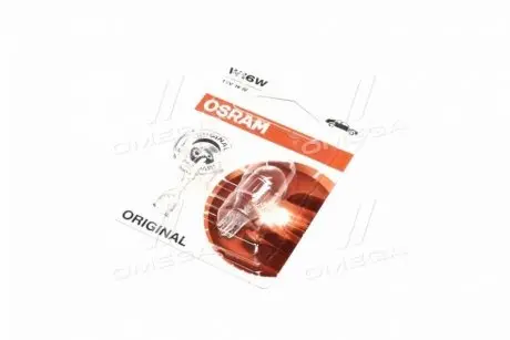 Автолампа W16W 12V 16W W2.1x9.5d 2шт в блiстерi OSRAM 921-02B