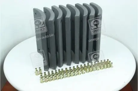 Фото накладка торм. (компл. на ось) 410х223 станд. MAN F90,F2000,TGA, MB ACTROS, RIDER RD 19496STD Накладка торм. (компл. на ось) 410х223 станд. MAN F90,F2000,TGA, MB ACTROS, RIDER RD 19496STD