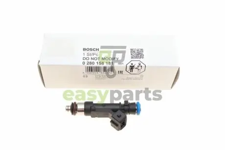 Форсунка паливна Opel Astra G/H/J/Combo 1.2/1.4 04- (Z 14 XEP/XEL/XER) BOSCH 0280158181