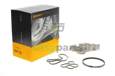 Комплект ГРМ + помпа Audi A3/A4/VW Caddy IV/Golf VII/Passat/Tiguan/Touran 1.4 TSi/TGI 15- (10x87z) Contitech CT1169WP1