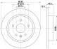 Гальмівний диск задн. Opel Insignia 08-, Saab 9-5 1.4-2.4 08- HELLA 8DD355116-831 (фото 4)