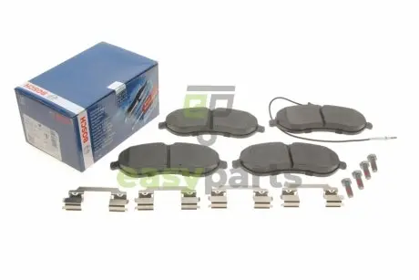 Колодки гальмівні (передні) Citroen Jumpy/Peugeot Expert 07- (з датчиком) BOSCH 0 986 494 163