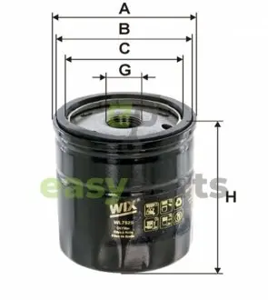Фільтр масляний VW T5 2.0TDI 09-15/T6 2.0TDI 15-19 WIX FILTERS WL7525
