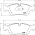 Гальмівні колодки дискові перед. Bmw3 E36 91-> E46 98- HELLA 8DB355008-741 (фото 1)