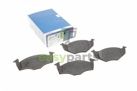 Колодки гальмівні (передні) Seat Arosa 97-04/Skoda Fabia 99-14/Roomster 07-15/VW Polo 94-09 BOSCH 0 986 494 005