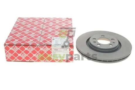 Диск гальмівний (передній) Skoda Octavia/VW Golf IV (280x22) FEBI BILSTEIN 17936
