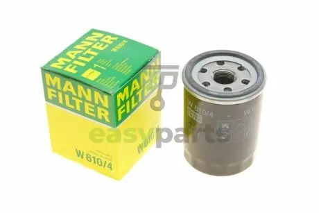 Фільтр масляний Nissan Micra 1.0-1.4i 92-10/ Primera 2.0i 90-96/Sunny 2.0GTI 90-95/JCB 8008 06- MANN W610/4