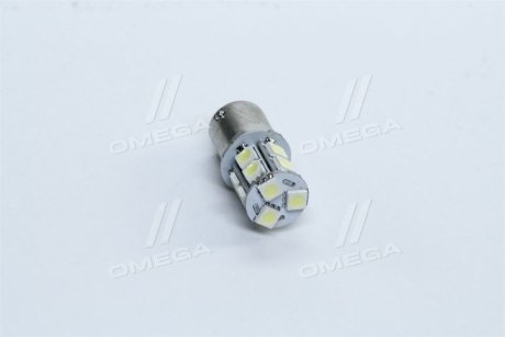 Лампа LED указателей поворотов и стоп-сигналов (12SMD) BA15S 12V WHITE<> TEMPEST Tmp-01S25-12V (фото 1)