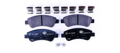 Гальмівні колодки перед. Berlingo/Partner 01- (Bosch) PAGID HELLA 8DB355011-071