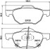 Гальмівні колодки пер. Honda Accord VIII 2.0-2.4 03> HELLA 8DB355010-831 (фото 1)