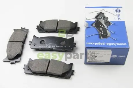 Гальмівні колодки пер. LEXUS ES/TOYOTA CAMRY 2.4-3.5 06- HELLA 8DB 355 012-401