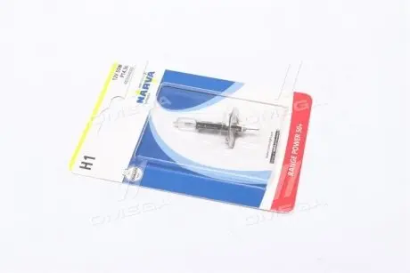 Лампа розжарювання H1 12V 55W P14, 5S RANGE POWER + 50 (Blister 1шт) NARVA 48334B1