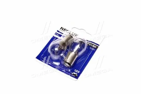 Лампа вспомогат. освещения P21/5W 12V 21/5W BAY15d (Blister 2шт) (Neolux) OSRAM N380-02B