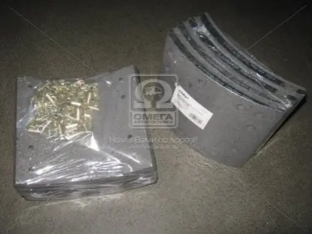 Накладка гальм. (Компл. На вісь) PREMIUM 419х178 (Отв.6,35мм) 1-й рем. ROR TA, FRUEHAUF RIDER RD19036/1PR