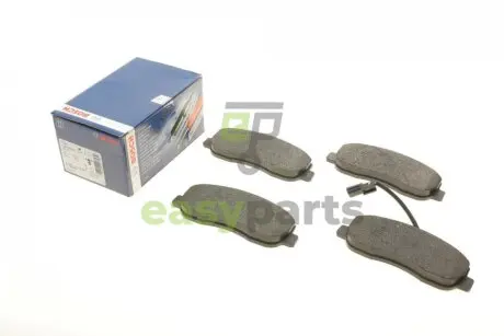 Комплект гальмівних колодок (передніх) Renault Master/Opel Movano 10- BOSCH 0 986 494 498