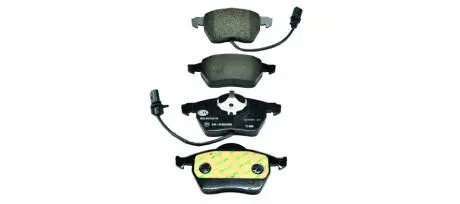 Гальмівні колодки пер. Passat B5/Audi A4/A6 00-05 HELLA 8DB355010-731