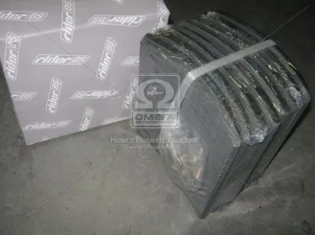 Фото накладка торм. (компл. на ось) 410х200 станд. VOLVO F12,FH12,FL7,FL10 RIDER RD 19939STD Накладка торм. (компл. на ось) 410х200 станд. VOLVO F12,FH12,FL7,FL10 RIDER RD 19939STD