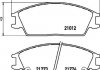 Тормозные колодки пер. Hyundai Accent/Getz 94-10 HELLA 8DB355006-271 (фото 2)