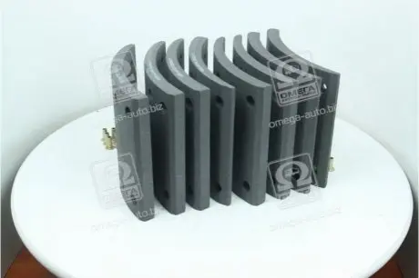 Фото накладка гальм. (компл. на вісь) 420х180 2-й рем. BPW, KASSBOHRER, SAF RIDER RD 19032Rem2 Накладка гальм. (компл. на вісь) 420х180 2-й рем. BPW, KASSBOHRER, SAF RIDER RD 19032Rem2