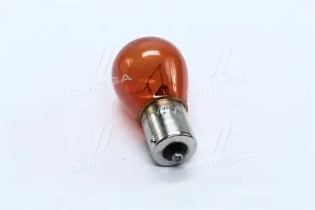 Лампа указателей поворотов и стоп-сигналов оранж. BA15s Amber 12V P21W <ДК> Дорожная Карта DK-12V21W_BA15s Ambe