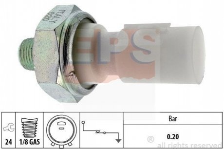 Датчик тиску масла Kia Ceed 1.0T-GDI/1.4MPI 15-/Picanto 1.1 09-/Rio 1.4 17- EPS 1.800.182 (фото 1)