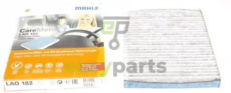 Фільтр салону VW T5 03- (антиалергенний) MAHLE / KNECHT LAO182