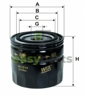 Фільтр масляний Ford Mondeo 2.5/3.0i 94-07 WIX FILTERS WL7214