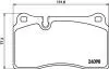 Гальмівні колодки дискові перед. Land Rover Range Rover III/Sport 3.6Td/4.2 02.05- VW Touareg I /Touareg II 04- HELLA 8DB355011-851 (фото 4)