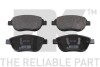 К-кт перед. гальм колодки Citroen C4 Peugeot 307 1.6/1.6D/2.0 11.04-07.11 223740