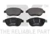 К-кт перед. гальм колодки Citroen C4 Peugeot 307 1.6/1.6D/2.0 11.04-07.11 223740