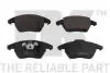 Колодка перед, Peugeot 307 / SW 2.0 HDi 10.03- Peugeot 308/VW Jetta 2011- 221953