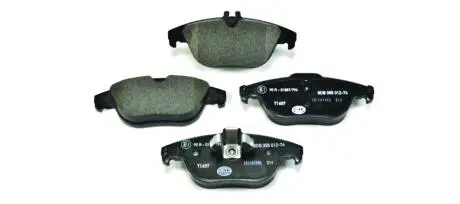 Тормозные колодки дисковые задние DB C-Class (W204) C 180,C 200 CDI 01.08- HELLA 8DB 355 012-741