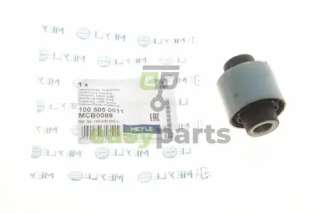Сайлентблок важеля (заднього/знизу/ззовні) Audi A3/Skoda Octavia/VW Golf 03- MEYLE 100 505 0011