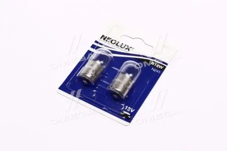 Лампа вспомогат. освещения R10W 12V 10W ВА15s(blister 2шт) (Neolux) OSRAM N245-02B