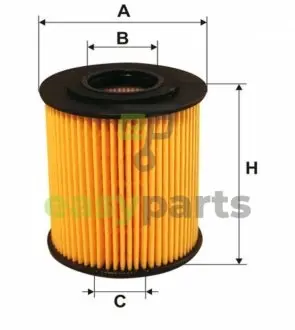 Фільтр масляний BMW 3 (E46)/5 (E39)/7 (E38)/X5 (E53) 3.0D (M57) 94-07 WIX FILTERS WL7283