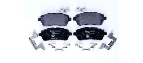 Гальмівні колодки пер. Fiesta VI 08- 1.0-1.6 HELLA 8DB355013-211 (фото 1)