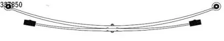 Ресора перед, 2-листова пласт. DB Sprinter 906 06-16 (70/740/753, 40 mm) CS Germany 1033785000