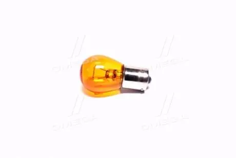 Лампа покажчиків поворотів і стоп сигналів 24V 21W BA15S Amber <> TEMPEST S25 24V21W BA15S AMB