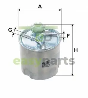 Фільтр паливний Nissan X-Trail/Renault Koleos 2.0dci 07- WIX FILTERS WF8478