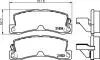 Гальмівні колодки зад. Avensis/Corolla/Camry/Corona/Celica/Carina/RX/ES 87-07 HELLA 8DB355006-431 (фото 4)
