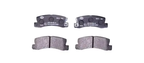 Гальмівні колодки зад. Avensis/Corolla/Camry/Corona/Celica/Carina/RX/ES 87-07 HELLA 8DB355006-431