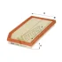 Фильтр воздушный MB W205/W213 M264 18- HENGST FILTER E1625L (фото 2)