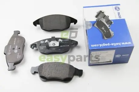 Гальмівні колодки пер.Peugeot Partner/Citroen Berlingo 08- HELLA 8DB 355 013-341