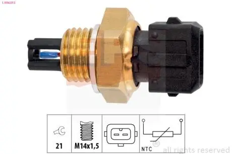 Датчик темп. впуск. воздух Chevrolett Aveo/Lacetti 1.4/1.6 Renault 1.6 EPS 1.994.015