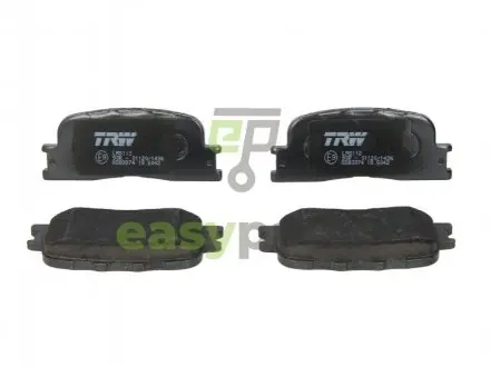 Гальмівні колодки зад. Toyota Camry 01-06 (akebono) (93x38x16) TRW GDB3374