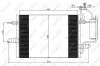 Радіатор кондиціонера (з осушувачем) Opel Meriva A 1.4-1.8 03-10 NRF 35599 (фото 2)